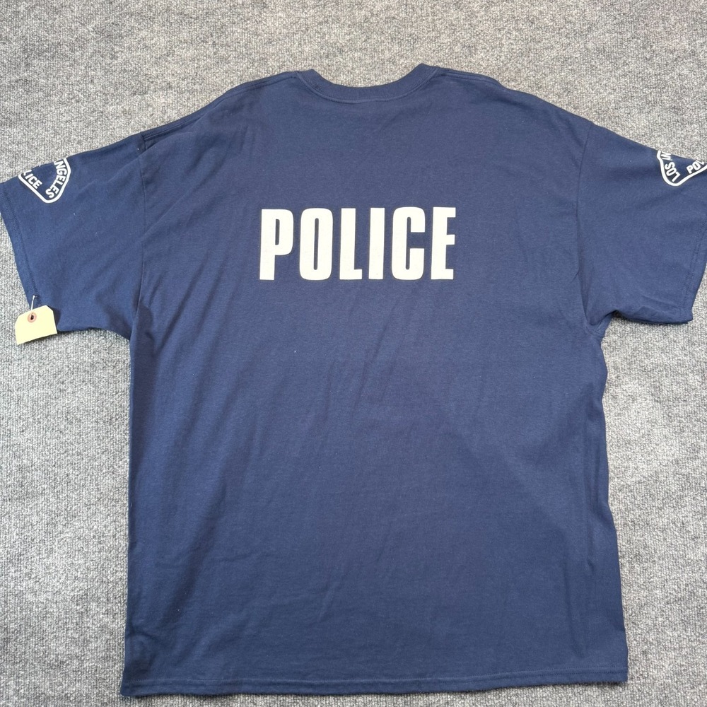 LAPD POLICE - Shirt Mens 2XL Navy Sony Studios Costume DEPT - Picture 6 of 8